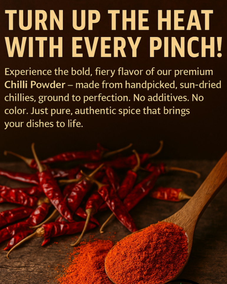 Red Chilli Powder - Stem Removed